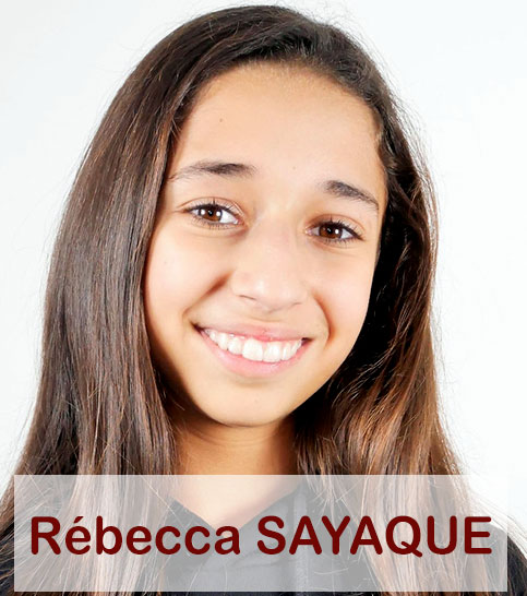 R becca SAYAQUE Agence Artistique Casting Gerard Philipe Sud PACA Et 